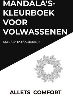 Mandala's-kleurboek voor volwassenen-Kleuren extra moeilijk-A5 Mini- Allets Comfort - (ISBN:9789464057454)