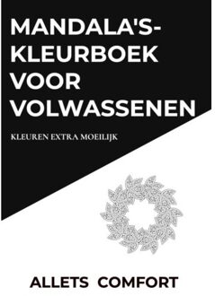 Mandala's-kleurboek voor volwassenen-Kleuren extra moeilijk-A5 Mini- Allets Comfort - (ISBN:9789464057454)