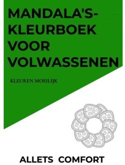Mandala's-kleurboek voor volwassenen-Kleuren moeilijk-A5 Mini- Allets Comfort - (ISBN:9789464057355)