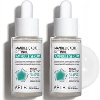 Mandelic Acid Retinol Ampoule Serum Set 40ml x 2 pcs