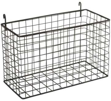 Mandje voor wandrek - zwart - 13.5x22x10 cm