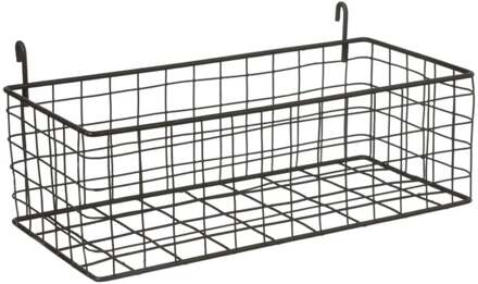 Mandje voor wandrek - zwart - 7x22x10 cm