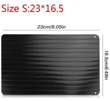 Mandoline Snelle Ontdooien Lade Dooi Bevroren Voedsel Vlees Fruit Quick Ontdooien Plaat Board Ontdooien Keuken Gadget Tool 0.3cm-thickness / S