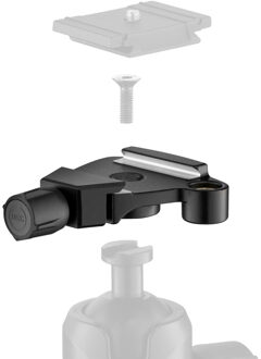 Manfrotto MSQ6T Top Lock Travel Quick Release Adapter Zwart