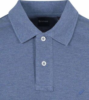 Mang Poloshirt Blauw - 3XL,XXL