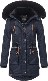 Mangala Princess dames winterjas – warm & stijlvol Blauw