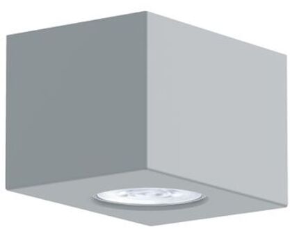 Manhattan S Plafondlamp, 1x Gu10, Metaal, Grijs, 10x10cm