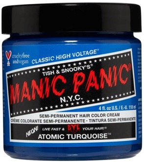 Manic Panic Semi permanente haarverf Atomic Turquoise Classic Blauw