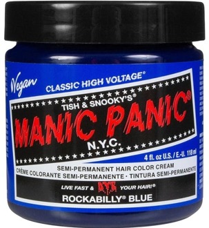 Manic Panic Semi permanente haarverf Rockabilly Blue Classic Blauw