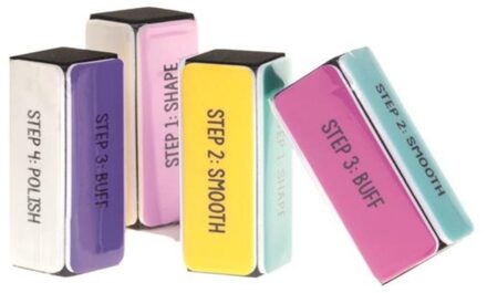 Manicure 4 staps polijst en vijlblok