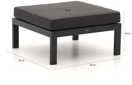 Manifesto Alzano lounge voetenbank 78x78cm - Laagste prijsgarantie! Grijs