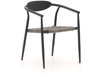 Manifesto Cavone/Sestino 220cm dining tuinset 7-delig stapelbaar - Laagste prijsgarantie! Zwart