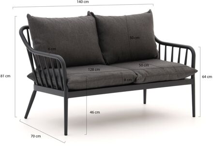 Manifesto Celante lounge tuinbank 2-zits 140cm - Laagste prijsgarantie! Grijs