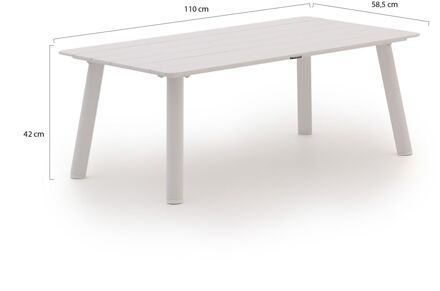Manifesto Corsano lounge tuintafel 110x58,5cm - Laagste prijsgarantie! Wit
