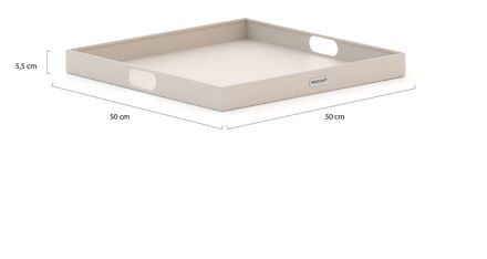 Manifesto dienblad 50x50cm - Laagste prijsgarantie! Taupe