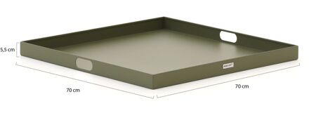 Manifesto dienblad 70x70cm - Laagste prijsgarantie! Groen