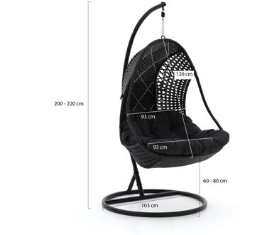 Manifesto Duno hangstoel met standaard - Laagste prijsgarantie! Grijs