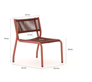 Manifesto Misurina lounge tuinstoel stapelbaar - Laagste prijsgarantie! Taupe