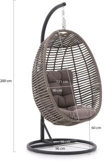 Manifesto Ortello Cocoon hangstoel met standaard - Laagste prijsgarantie! Taupe