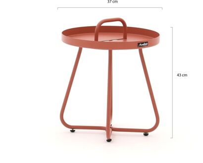 Manifesto Pito bijzet tuintafel ø 37cm (h:43cm) - Laagste prijsgarantie! Oranje