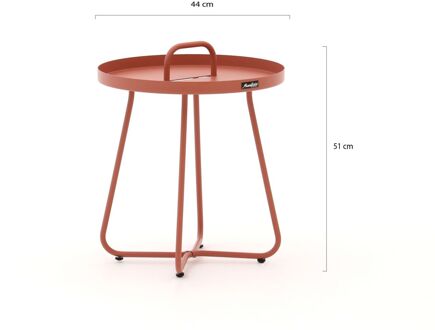 Manifesto Pito bijzet tuintafel ø 44cm (h:51cm) - Laagste prijsgarantie! Oranje