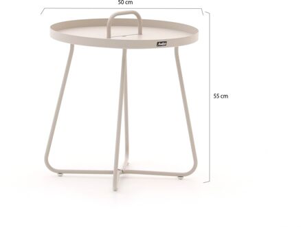 Manifesto Pito bijzet tuintafel ø 50cm (h:55cm) - Laagste prijsgarantie! Taupe