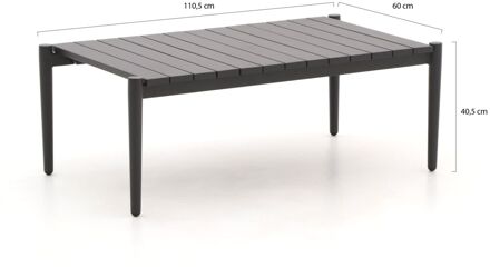 Manifesto Salera lounge tuintafel 110,5x60x40,5cm - Laagste prijsgarantie! Grijs