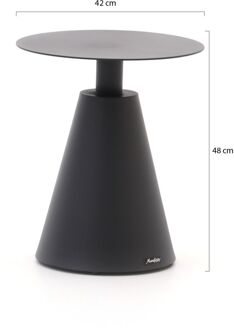 Manifesto Tusa bijzet tuintafel ø 42 (h:48cm) - Laagste prijsgarantie! Grijs