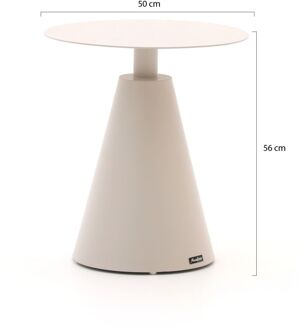 Manifesto Tusa bijzet tuintafel ø 50 (h:56cm) - Laagste prijsgarantie! Taupe