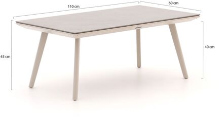 Manifesto Valsecca lounge tuintafel 110x60x45cm - Laagste prijsgarantie! Taupe