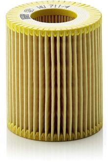 MANN FILTER Oliefilter HU711 / 4X