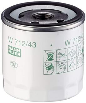 MANN FILTER Oliefilter W712 / 43
