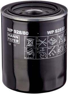 MANN FILTER Oliefilter WP928 / 80