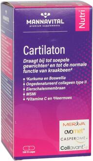Mannavita Mannavital Rode Ortho-reeks Cartilaton Capsules Gewrichten & Kraakbeen 120capsules