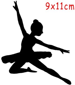 Mannelijke En Vrouwelijke Ballet Paar Dans Mode Vinyl Muurstickers Switch Decals Dansen Ballerina Room Decor #0631 02