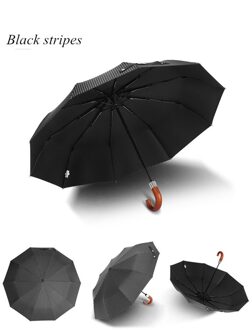 Mannelijke Paraplu 10K Winddicht Handvat Grote Mannen Paraplu Regen Klassieke Zakelijke Paraguas
