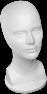 Mannelijke Polystyreen Piepschuim Model Hoofd Mannequin Stand Voor Pruik Haar Hoed Glazen Display