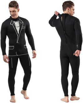 Mannen 3 Mm Neopreen Wetsuit Surfen Zwemmen Duiken Nat Pak Een Stuk Duiken Zwemmen Pak Voor Mannen XXXL
