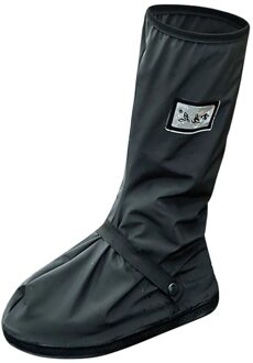 Mannen Antihechtende Schoen Cover Water Schoenen Met Reflectoren Voor Buiten Waterdichte Voorkomen Gladde Slip-On Schoenen Gratis Nov6 XL