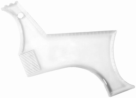 Mannen Baard Zorg Zwart/Wit Uiterlijk snor moulding Kappers Plastic Haar Vormgeven Styling Sjabloon heerser kammen Tool