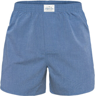 Mannen Bokser American Boxershorts Herren 3-Pack in klassischen Designs - maat XL Lichtblauw