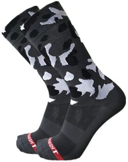 Mannen Camouflage Berg Cross Landen Sport Sokken Fiets Sokken Running Outdoor Sokken Compressie Sokken Calcetines Ciclismo
