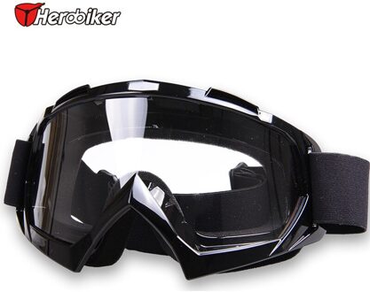 Mannen Camouflage Goggle Ski Goggle Clear Lens Snowboarden Sport Winter black frame clear lense T815-7