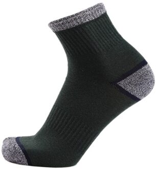 Mannen Camping Wandelen Fietsen Sokken Sport Outdoor Sokken Ademend Running Fiets Sokken Gratis Grootte groen