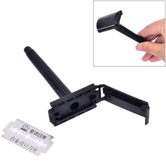 Mannen Double Edge Blade Scheren Hair Razor Scheerapparaat Blades Oude-Stijl