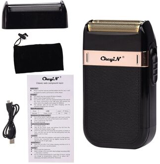 Mannen Elektrisch Scheerapparaat Oplaadbare Folie Scheren Machine USB Oplaadbare Vergeldende Scheermes Drijvende Dual Blade Baard Trimmer42