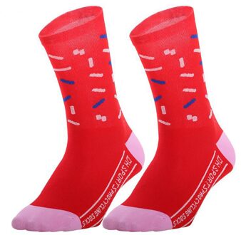 Mannen En Vrouwen Outdoor Cycling Sokken Lange-Running Basketbal Ademend Slijtvaste En Comfortabel Wandelen Sokken 01