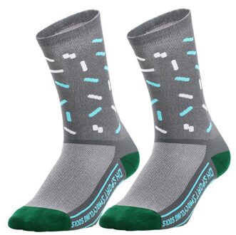 Mannen En Vrouwen Outdoor Cycling Sokken Lange-Running Basketbal Ademend Slijtvaste En Comfortabel Wandelen Sokken 02