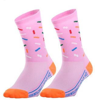 Mannen En Vrouwen Outdoor Cycling Sokken Lange-Running Basketbal Ademend Slijtvaste En Comfortabel Wandelen Sokken 03