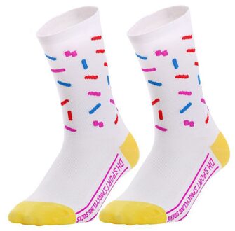 Mannen En Vrouwen Outdoor Cycling Sokken Lange-Running Basketbal Ademend Slijtvaste En Comfortabel Wandelen Sokken 04